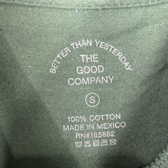 Good Co. Men's Small Green Cupid "Will‎ Always Love You" Graphic T Shirt L/S - Picture 3 of 7